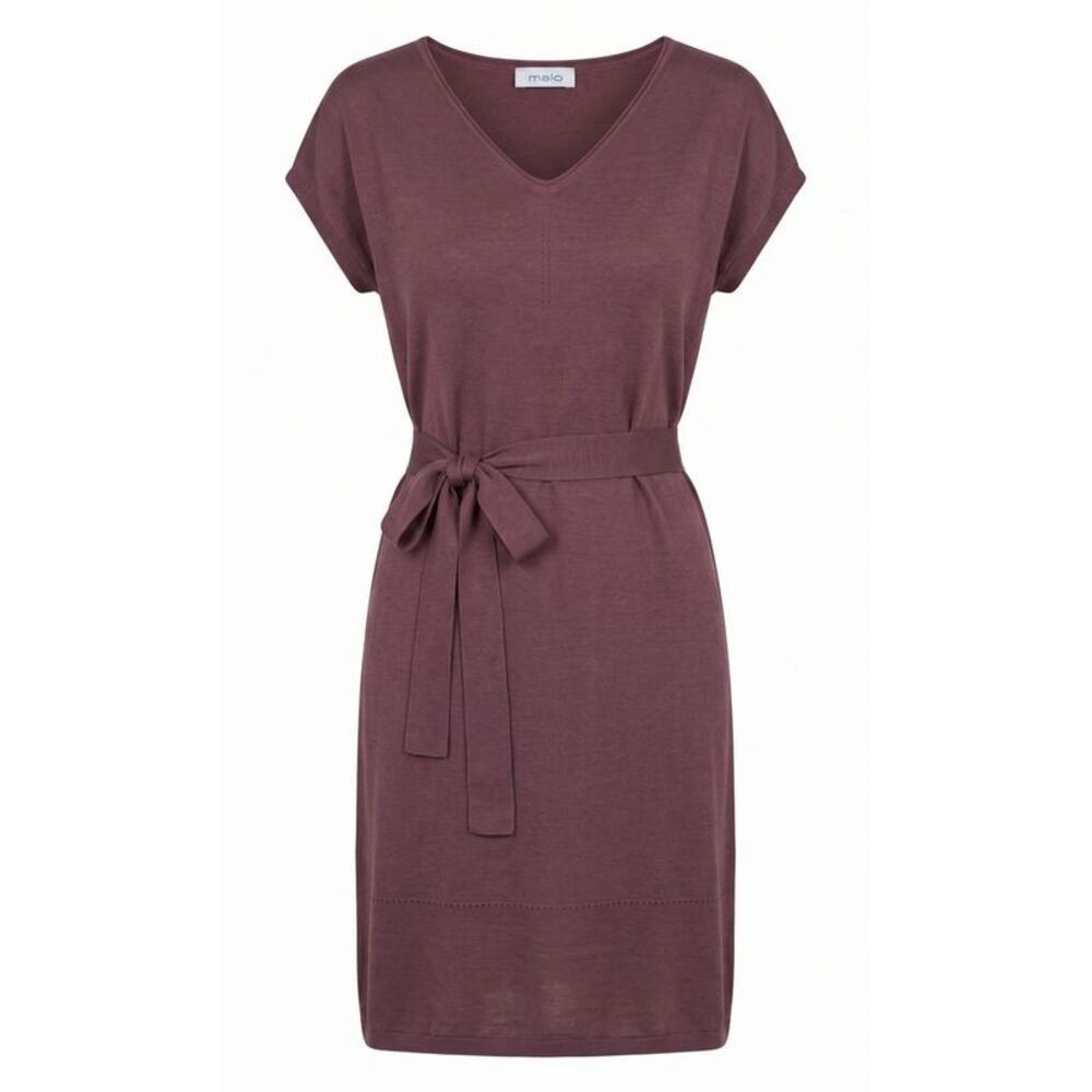 Malo Purple Silk Women Women's Dress